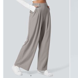 Halara Flex™ High Waisted Side Pocket Wide Leg Waffle Work Pants